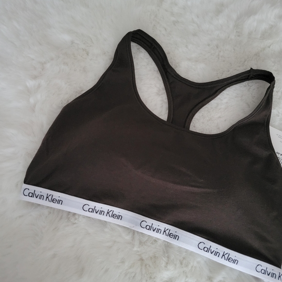 🤎CALVIN KLEIN BRAND LIGHTLY LINED BRALETTE SIZE L - Picture 3 of 4